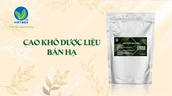 Cao khô dược liệu Bán hạ