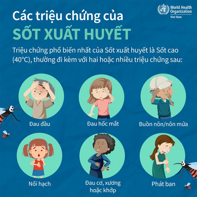 cac trieu chung cua sot xuat huyet