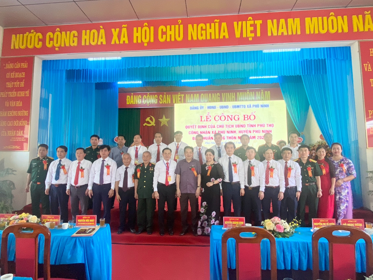 VIETMEC đồng hành cùng xã Phù Ninh trong Lễ đón nhận Nông thôn mới